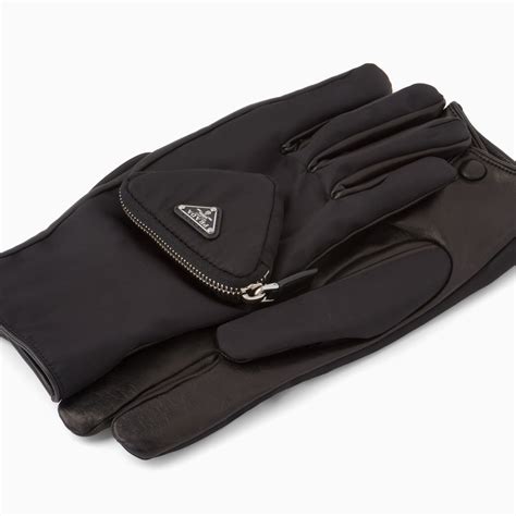 prada gloves|prada nylon gloves.